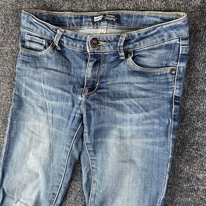 Levi's Denim Legging Jeans Women's 12 Regular Blue Stretch Skinny Mid Rise READ